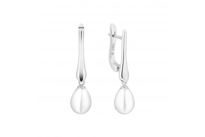 Kõrvarõngad SK24452EL Valge pärl